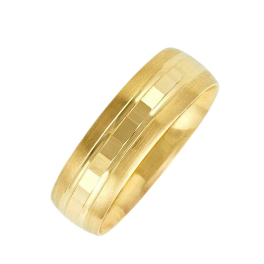 Liam hoop in 10k yellow gold 