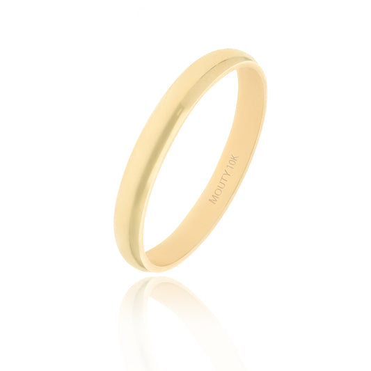 Meave hoop in 10k yellow gold (3mm) 