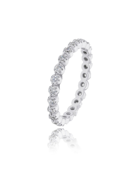 Churumbela Leah ring in 14k white gold