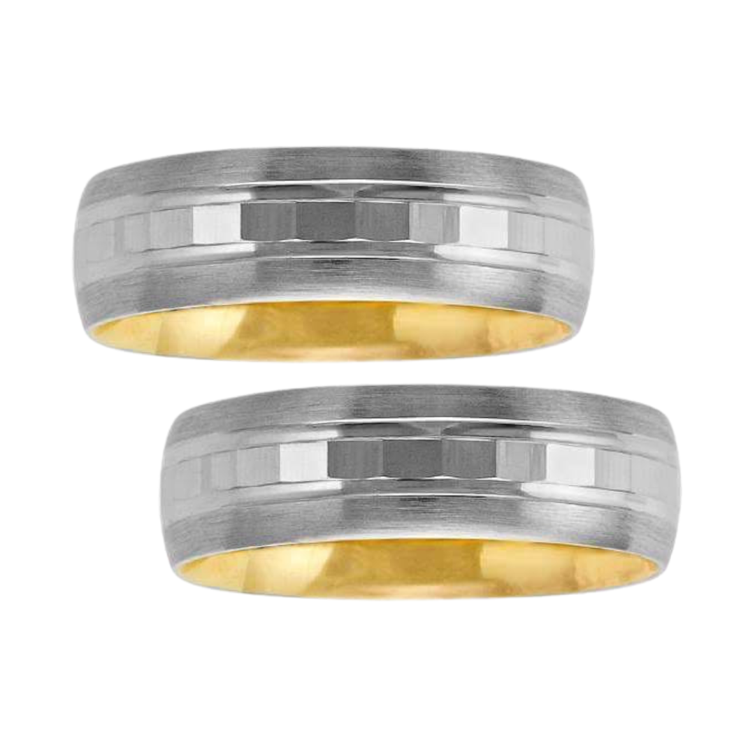 Ethan Hoop Duo in 10k Yellow Gold (6mm) 