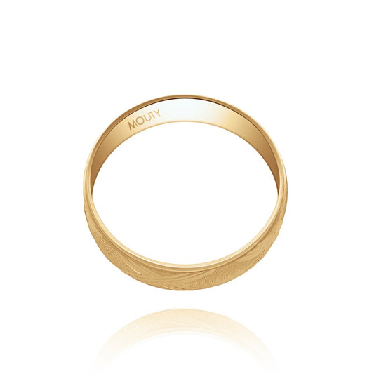 Eternal 5mm hoop in 10k yellow gold 