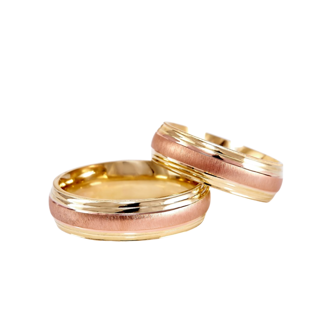 Ethan Hoop Duo in 10k Yellow Gold (6mm) 