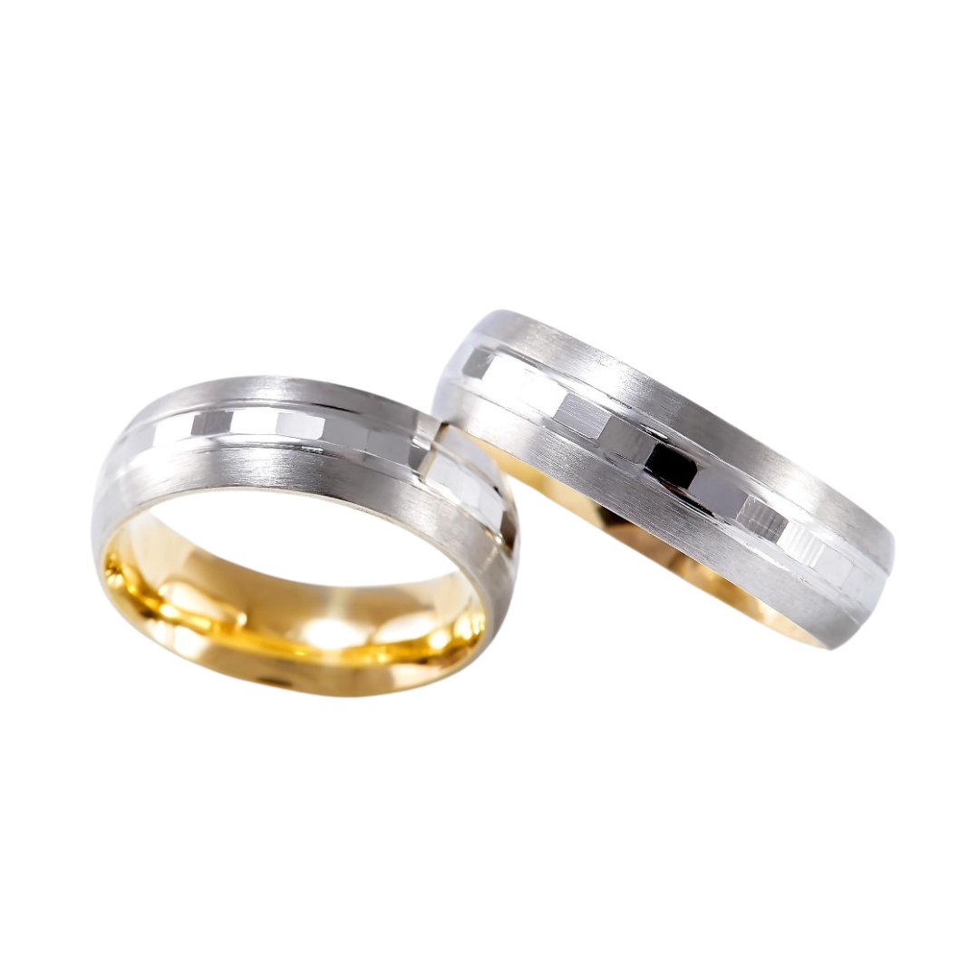 Ethan Hoop Duo in 10k Yellow Gold (6mm) 