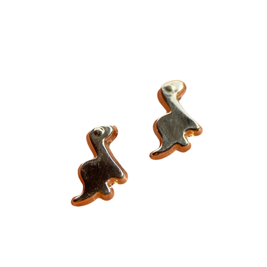 Dinosaur buckles in 10k yellow gold Cod: 14296 8.5mm