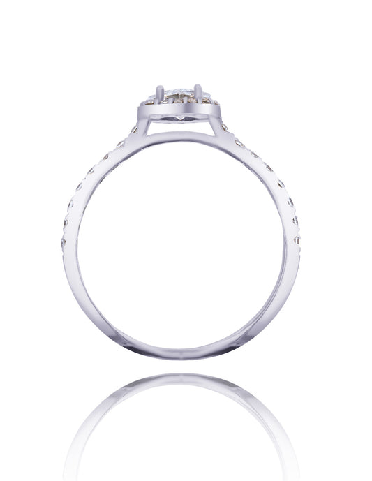 Alondra ring in silver with zirconia 