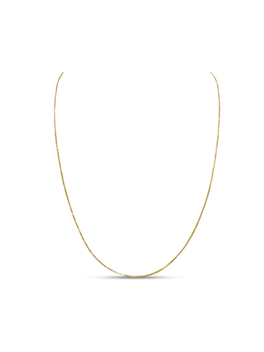 Italian Venice chain in 14k yellow gold 