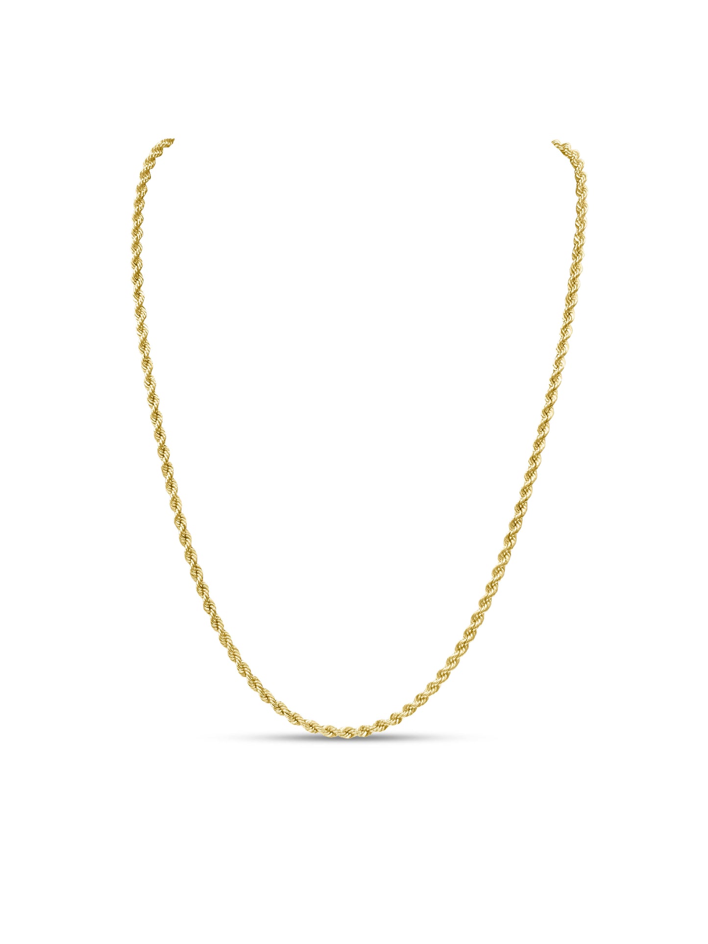 Italian Torsal Unisex Chain in 10k Yellow Gold