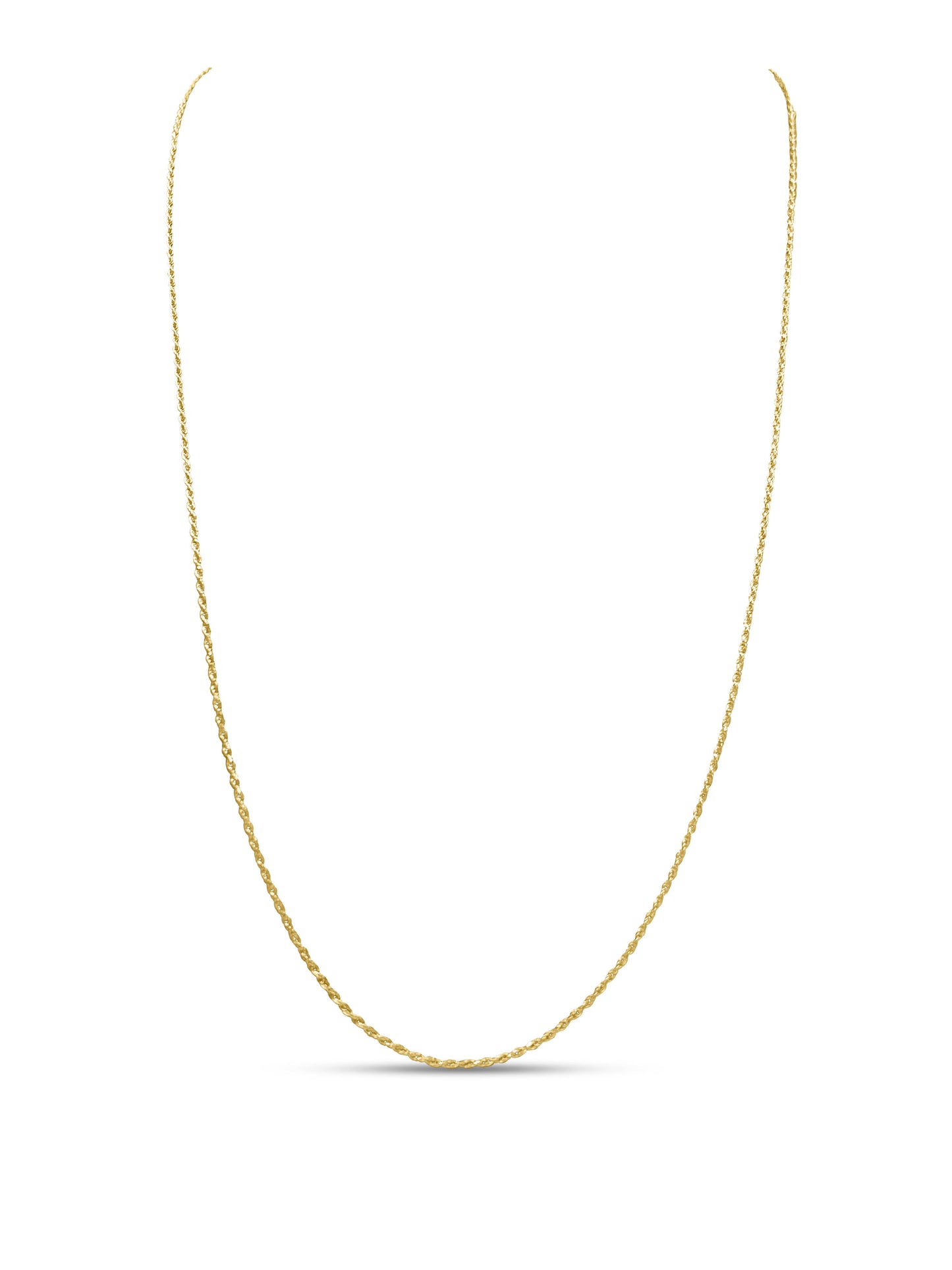 Italian Torsal Unisex Chain in 10k Yellow Gold