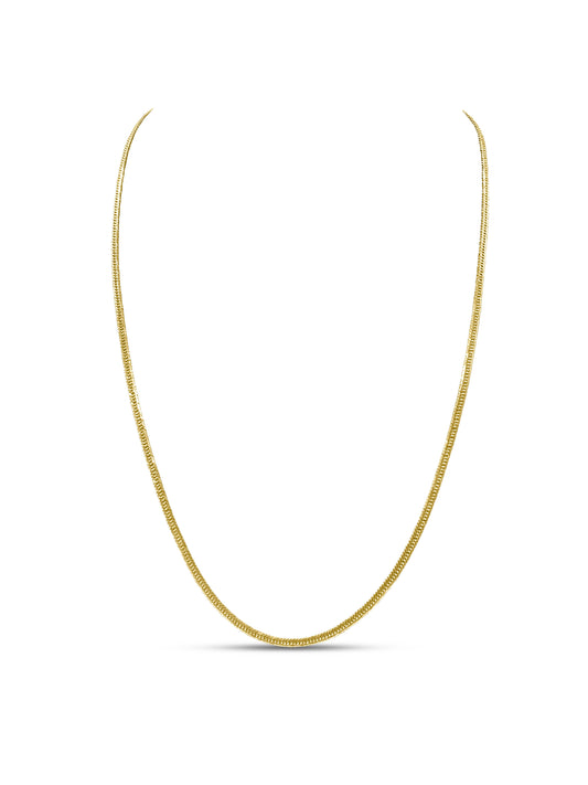 Italian Torsal Unisex Chain in 10k Yellow Gold