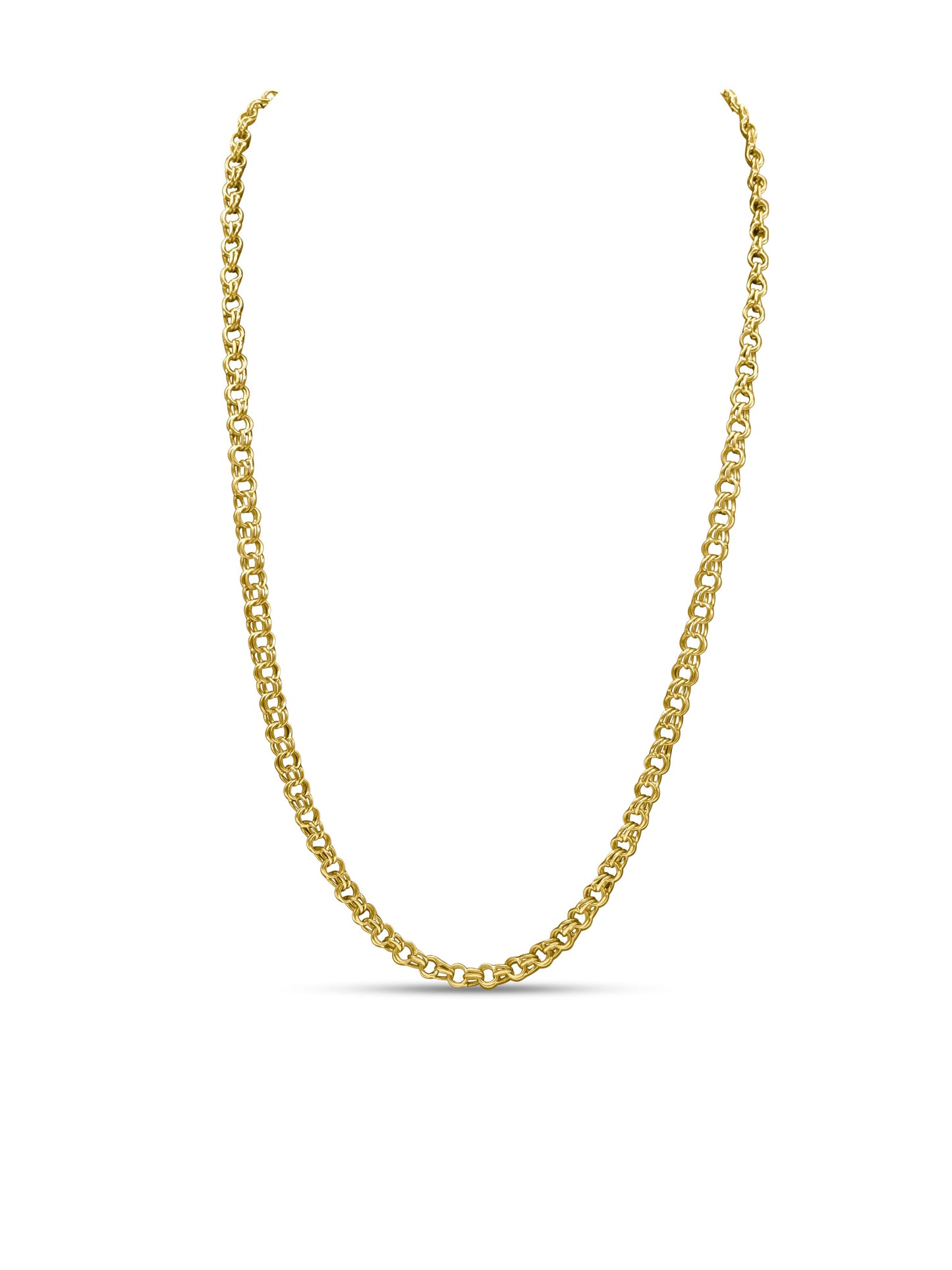 Italian Torsal Unisex Chain in 10k Yellow Gold