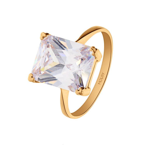 Christine Ring in 10k Yellow Gold with Zirconia 