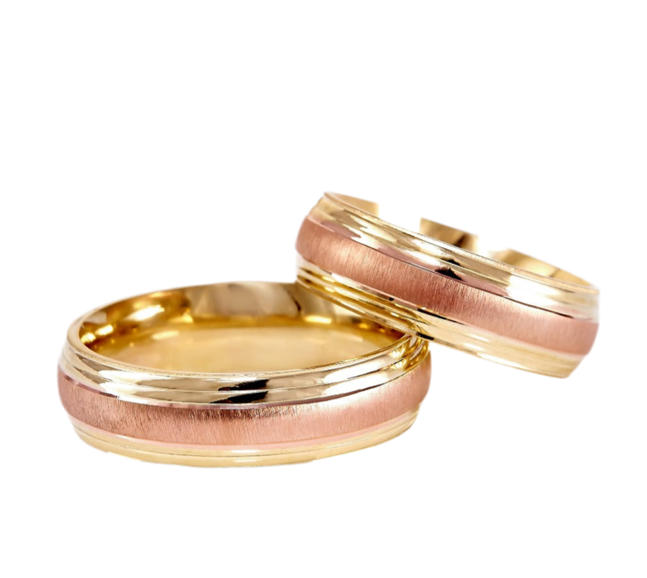 Ethan Hoop Duo in 10k Yellow Gold (6mm) 