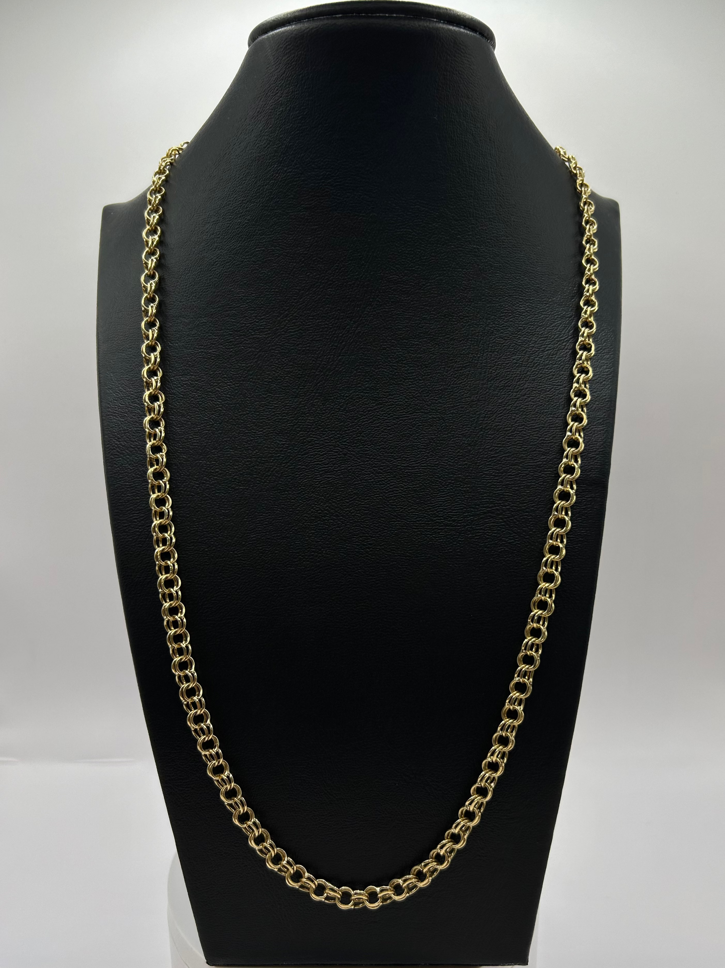 Italian Torsal Unisex Chain in 10k Yellow Gold