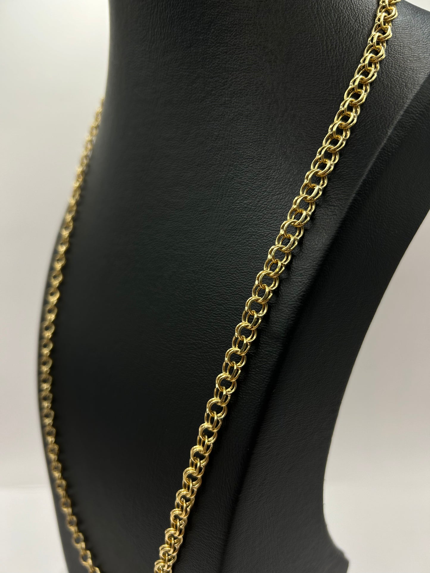 Italian Torsal Unisex Chain in 10k Yellow Gold