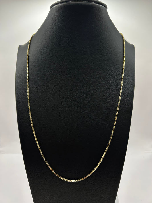 Italian Torsal Unisex Chain in 10k Yellow Gold