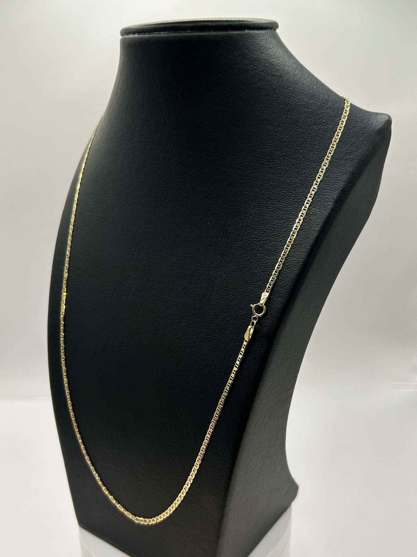 Italian Torsal Unisex Chain in 10k Yellow Gold