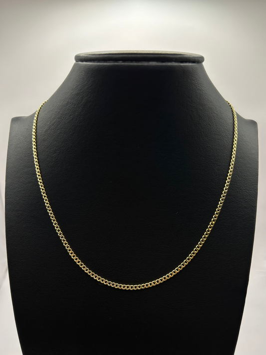 Italian Torsal Unisex Chain in 10k Yellow Gold