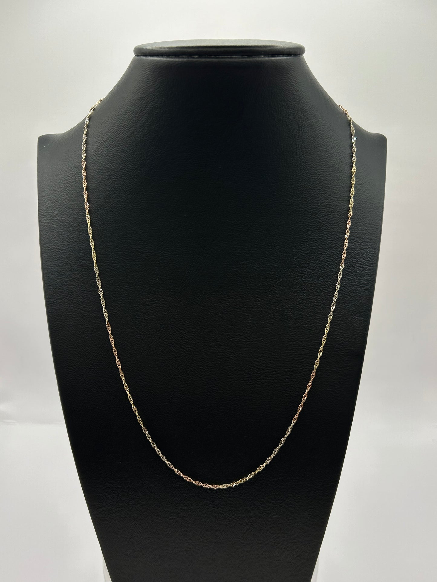 Italian Torsal Unisex Chain in 10k Yellow Gold