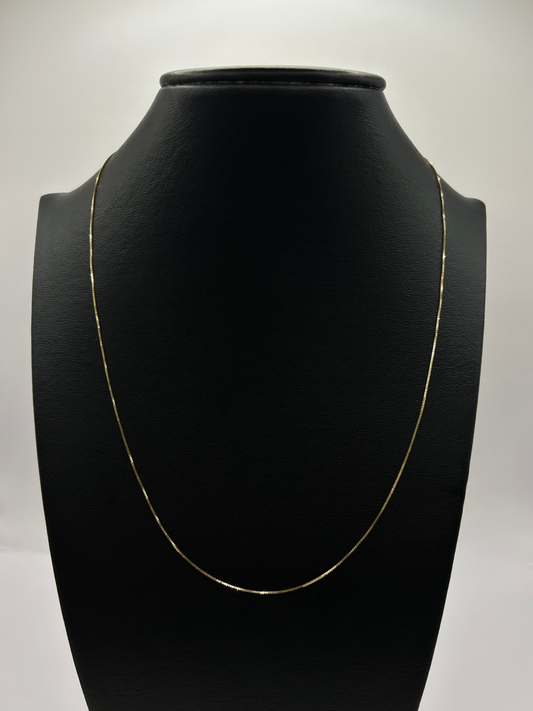 Italian Venice chain in 14k yellow gold 