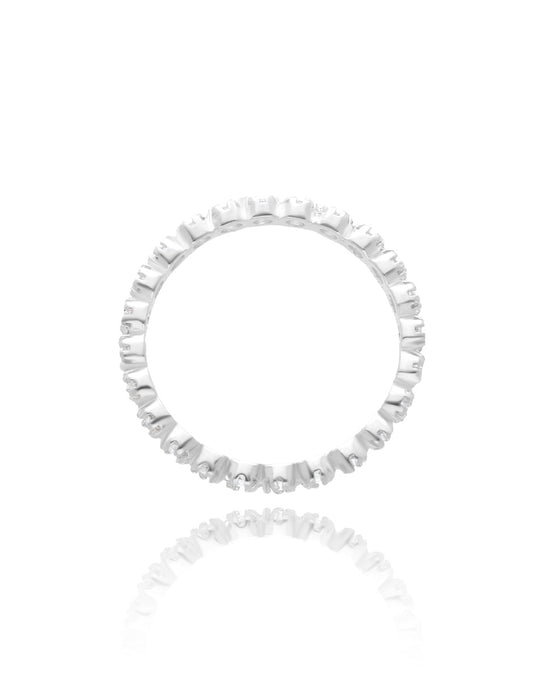 Churumbela Leah ring in 18k white gold