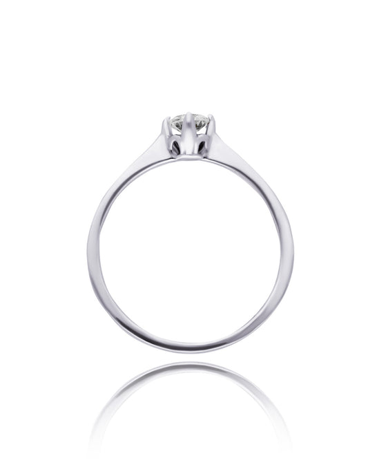 Lahia ring in silver with zirconia 