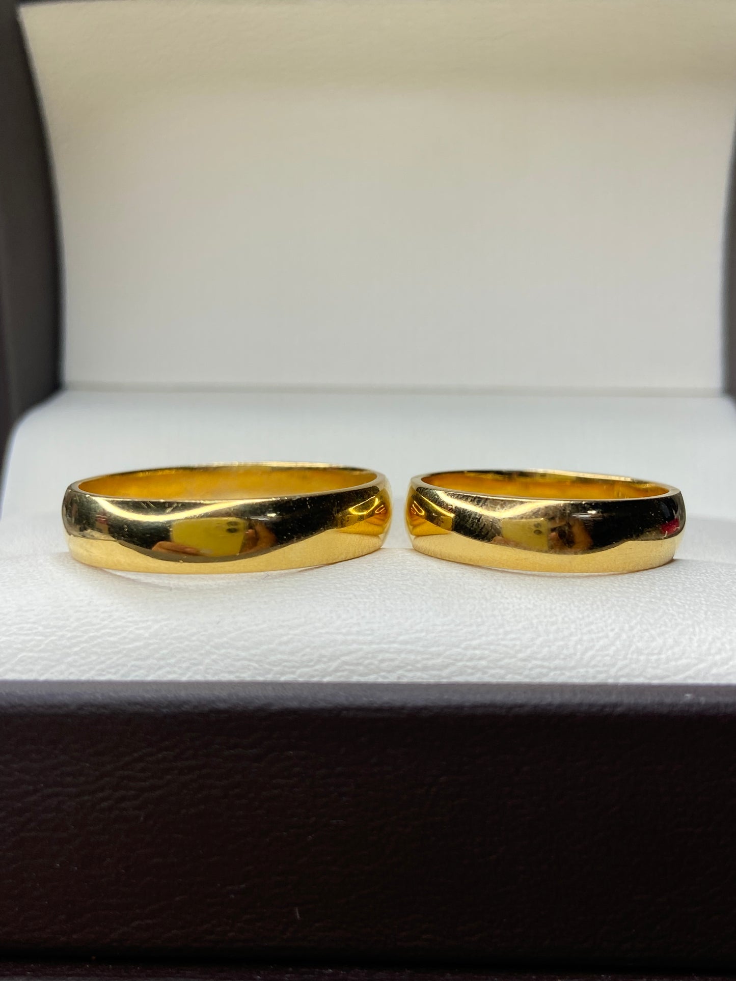 Julián hoops in silver with yellow gold plating 