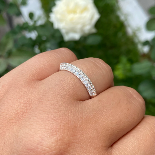 Edward-Elsie Rings in Silver with Zirconia