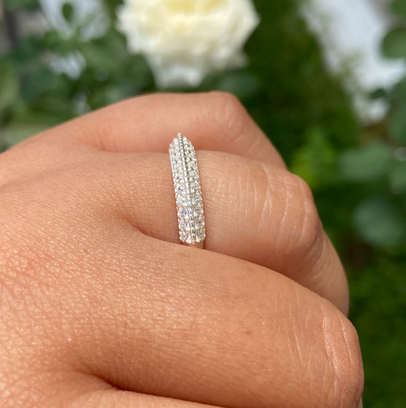 Edward-Elsie Rings in Silver with Zirconia