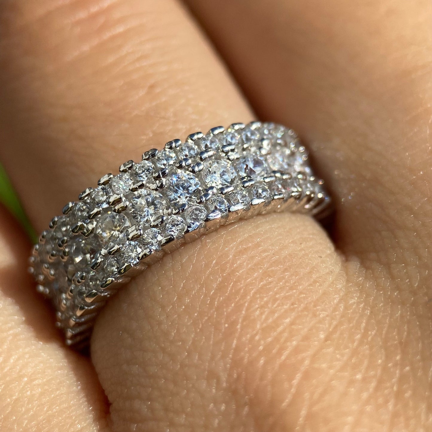 Enith Ring in 14k White Gold with Zirconia 