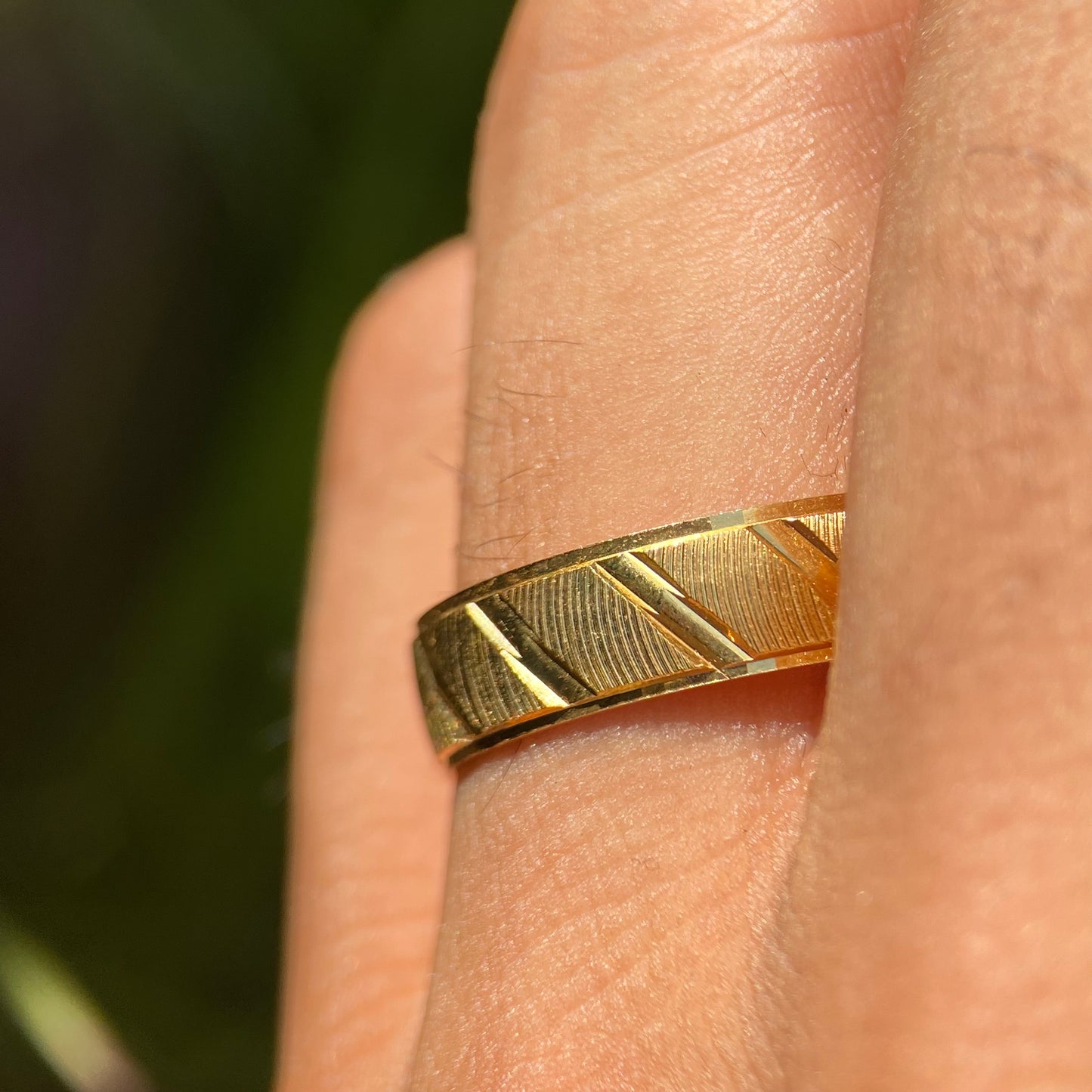 Richard ring in silver with yellow gold plating